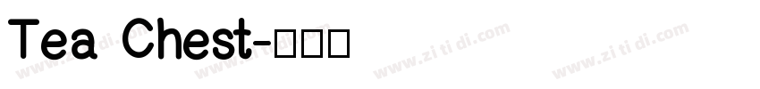 Tea Chest字体转换
